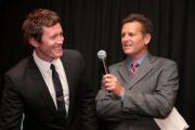 IRL Star Scott Dixon and SSPF Gala MC Dave Calabro of WTHR TV